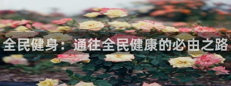尊龙凯时ag旗舰厅试玩：全民健身：通往全民健康的必由之路