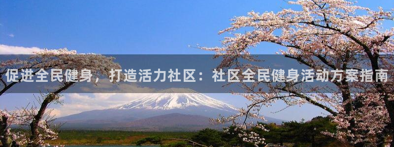 尊龙下载推荐网站：促进全民健身，打造活力社区：社区全民健