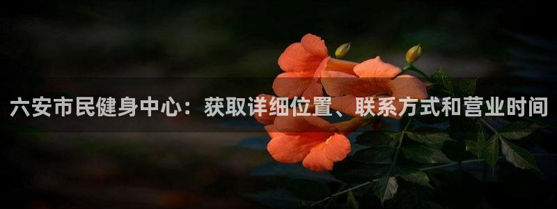 尊龙d88手机版下载：六安市民健身中心：获取详细位置、联