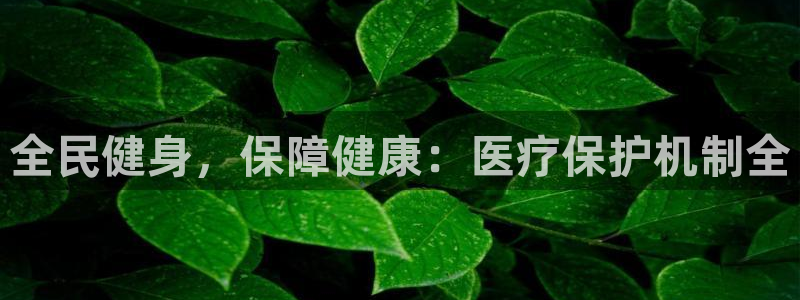 尊龙凯时能不能提现?：全民健身，保障健康：医疗保护机制全