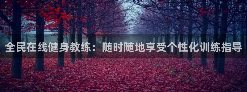 KB88凯时官网：全民在线健身教练：随时随地享受个性化训