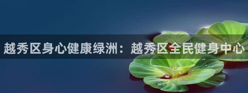 尊龙手机版：越秀区身心健康绿洲：越秀区全民健身中心